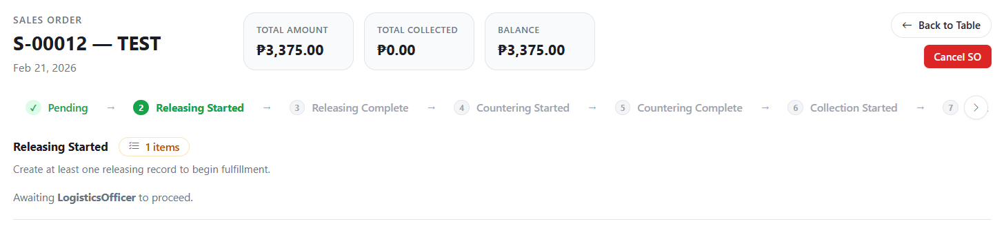 Workflow controls